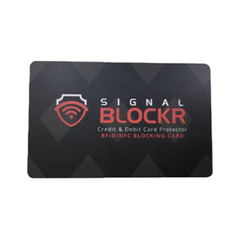 Information Security Card RFID Signal Shielding Card Bank Information Anti-Theft Smart Card RFID Signal Blocking